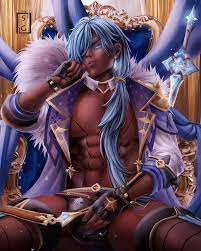 OC] Decided to draw a ✨spicy✨redesign of my boy Kaeya 😳🥺💙+ a friend. All  art and variations are by me. : r/Genshin_Impact