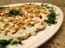 Spicy Fish With Tahini Sauce Samkeh Harra Lebanese Recipes Fish Dishes Seafood Recipes