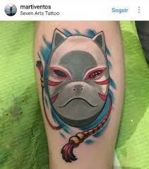 Anbu Kitsune Mask From Naruto Tatuagens De Anime Tatuagem Tatuagem Mascara