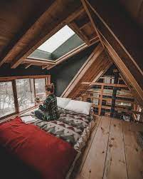 49 Stylish Loft Bedroom Design Ideas A Frame House Tiny House Design House Rooms