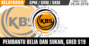 Anda perlu hidupkan javascript untuk melihatnya. Jawatan Kosong Kementerian Belia Dan Sukan Pembantu Belia Dan Sukan Gred S19 Job Jawatan Kosong