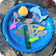Paper Plate Rock Pool Toddler Craft Toddler Crafts Crafts Paper Plates