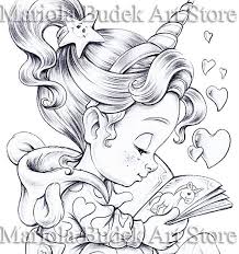 Customize the letters by coloring with markers or pencils. Baby Unicorn Mariola Budek Coloring Page Printable Adult Kids Cute Colouring Pages Instant Download Grayscale Lineart Illustration Pdf Artofit