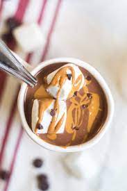 Healthy Peanut Butter Hot Chocolate What Molly Made Recipe Peanut Butter Hot Chocolate Healthy Peanut Butter Paleo Pumpkin Bars