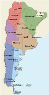 Map Of Argentina Major Cities Include Buenos Aires San Luis And Santa Rosa Map Of The Country With Major Citie Argentina Argentina Map How To Speak Spanish