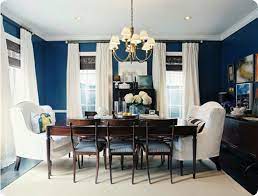 See more ideas about dining room decor, dining room design, dining room inspiration. Color Injection Tips For The Timid Centsational Style Dark Blue Dining Room Dining Room Blue Dining Room Navy