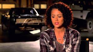 Camille ramsey is an actress who provided the voice of layla gray in the fast & furious: Furious 7 Nathalie Emmanuel Ramsey Behind The Scenes Movie Interview Screenslam Youtube