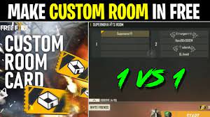 Banyak orang yang menghabiskan diamond hanya untuk free fire ini. Custom Kaise Banaye Free Fire Mein 1 Vs 1 Custom Room In Free Fire Free Room Card Youtube