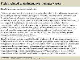 Maintenance Manager Cover Letter For 2021 Printable And Downloadable Cust