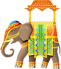 Indian Elephant Vector Illustration Indian Elephant Elephant Clip Art Elephant Illustration