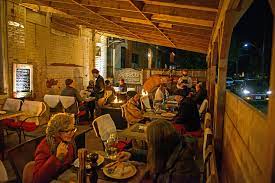 Sheepskin Blankets Open Flame Heaters And 12 000 How Farmhouse Tavern Winterized Their Patio By Building A Barn