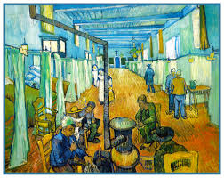 Great ideas about flower embroidery designs. Asylum Hospital In Arles By Vincent Van Gogh Counted Cross Stitch Pattern 769572919416 Ebay