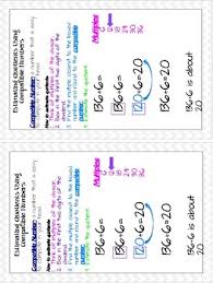 Estimating Quotients Using Compatible Numbers Student Anchor Chart