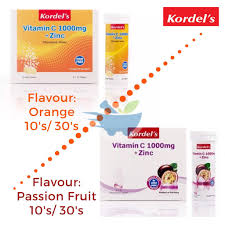 Kordel's kordel's vitamin c 1000mg + zinc effervescent tablets (expiry 06/22). Kordel S Vitamin C 1000mg Zinc Orange Passion Fruit 10s 30 S Shopee Malaysia