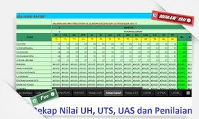 File Pendidikan Download Gratis Aplikasi Rekap Nilai Ujian Dan Nilai Raport Versi Excel Pendidikan Aplikasi Microsoft Excel