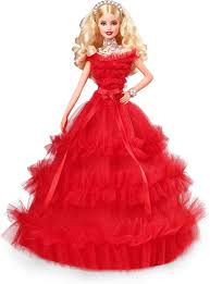 Barbie 2018 Holiday Doll Blonde In 2020 Holiday Barbie Dolls Christmas Barbie Holiday Barbie