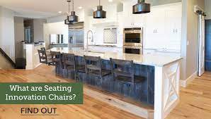 Adjusts from 24.8 to 32.7 inch, seat diameter: Swing Bar Stools Suspended Seating Seating Innovations