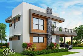 Four Bedrooms Two Storey Modern House Cool House Concepts In 2020 Duplex House Design Architect Design House Modern House Plans
