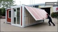 portable modular china 3 in 1 folding foldable expandable container  house-10 minutes one house