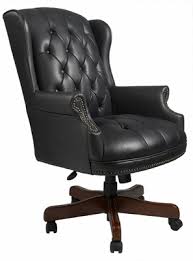 Bow chair computer chair home boss chair leather study conference chair staff mahjong seat furgle gaming chair white computer chair with leather boss chair office chair furniture wcg game. Boss Wing Back Traditional Chair In Black B800 Bk Boss Office Chairs