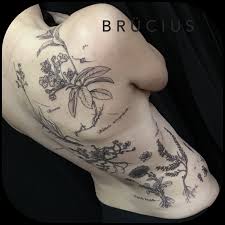 Brucius Tattoo Sanfrancisco Bayarea Brucius Natural Science Engraving Etchingtattoo Etchingstyletatoo Etchingwork Plant Tattoo Tattoos Line Tattoos