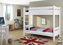 Colonne da 6 x 6 cm che lo rendono estremamente resistente e solido, con reti incluse in entrambi i letti. Fotoe20 It Shop Erst Holz Letto A Castello Bianco In Pino Massello Per Adulti 80x190 Nicchia 100cm 60 16 08 190w