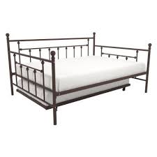 Great savings & free delivery / collection on many items. Dhp Manila Metal Daybed With Trundle Full Metal Daybed Daybed With Trundle Metal Daybed With Trundle