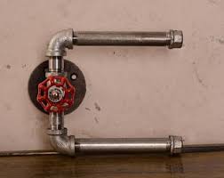 Industrie Rohr Doppel Rolle Toilettenpapierhalter Wc Papierhalter Indust Toilet Roll Holder Industrial Farmhouse Bathroom Decor Toilet Roll Holder Industrial