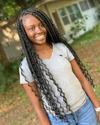 Besides that, having this hairstyle will save you throw all the braids onto one side and use bobby pins to secure them in place. 40 Bohemian Box Braids Protective Hairstyles Ideas Coils And Glory