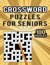 This crossword offers a quick diversion on the train or bus. Crossword Puzzles For Seniors 100 Puzzles The Ultimate Crossword Book For Adults Medium Difficult Cross Word Puzzles Large Print 100 Games Paperback Pages Bookshop