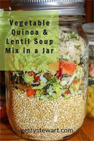 Vegetable Quinoa Soup Mix With Red Lentils Gettystewart Com Recipe Dry Soup Mix Recipes Meals In A Jar Soup Mixes