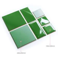 How thick is a standard floor ceramic tile? China Multi Specification Home Decor Dark Green Design Glazed Ceramic Wall Tiles China Subway Tile Bathroom Tile