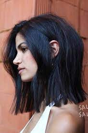 Angled bob hairstyles look fantastic when the sides are different in length. 17 Blunt Bob Hairstyles To Wear This Season Lovehairstyles Blunt Bob Hairstyles Short Hair Styles Long Bob Hairstyles