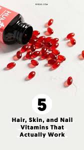 5 Beauty Vitamins That Actually Work Beauty Vitamins Nail Vitamins Vitamins For Hair Growth