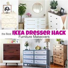 All manufactured using high quality materials like oak, pine, and birch ensuring that your new dresser is durable and built to last for years to come. The Best Ikea Dresser Hack Furniture Makeovers