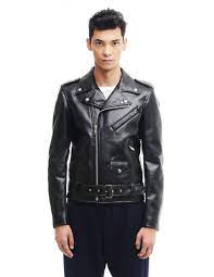 Faux Leather Biker Jacket By Comme Des Garcons Homme Plus Svmoscow Biker Jacket Faux Leather Biker Jacket Leather Biker Jacket