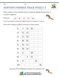 This fun math activity challenges children to draw on their knowledge of math and numbers to solve 18 clues. Math Puzzle Worksheets 3rd Grade Maths Puzzles Math Subtraction Worksheets Math Subtraction