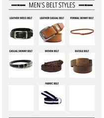 Men S Belt Styles Real Men Real Style Mens Belts Fashion Infographic
