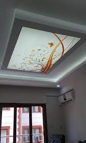 Stained glass is often used to decorate the ceiling , because it has beautiful colors and designs. Glass Ceiling Design For Living Room Ksa G Com