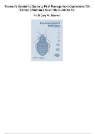 This is an essential office. Trumans Guide To Pest Management Operations