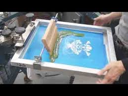 3 How To Screen Print Tee Shirts Setting Up 2 Color Job On Press Diy Screen Printing Diy Prints Screen Printing Press