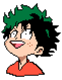 Izuku Midoriya Kid Pixel Art My Hero Academia By Nezz94 On Deviantart Pixel Art Grid Pixel Art Pixel Drawing