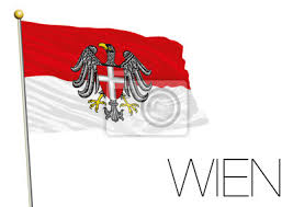 Die fahne von österreich könnt ihr beliebig auf euren reiseberichtseiten einsetzen. Wien Flagge Lander Von Osterreich Fototapete Fototapeten Klimt Ec A Myloview De