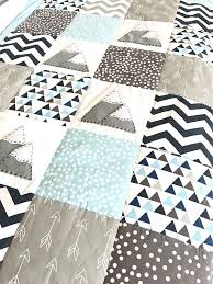 Baby Blanket Mountain Xl Baby Boy Crib Quilt Baby Boy Quilted Baby Blanket Patchwork Baby Baby Boy Quilts