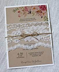 Boho Wedding Invitation Floral Wedding Invitation Rustic Lace Wedding Inv Chic Wedding Invitations Wedding Invitations Rustic Shabby Chic Wedding Invitations