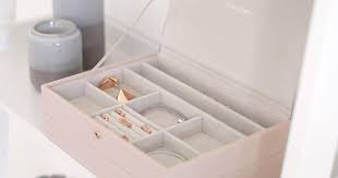 Stackers Blush Classic Premium Stackable Jewelry Box Stackable Jewelry Stackers Jewellery Jewellery Boxes