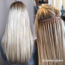Custom Keratin Bonds Using Greatlengthsusa Blonde Hair Extensions Hair Hair Cabelo Mega Hair