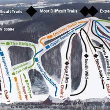 Wild Mountain Trail Map Wild Mountain Ski & Snowboard Area Trail Map | Onthesnow