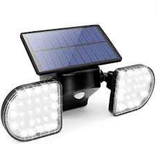 Great for lighting up a very small area. Solar Security Lights Motion Sensor Outdoor Rotatable Dual Head Detected Flood Lights 56 Led Ip65 Waterproof Solar Powered Wall Spotlights For Garage Porch Yard Deck Patio Pricepulse