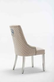 Green velvet dining chair set, dark green accent chair, modern kitchen chairs, office chair velvet seat, boho dining chair modern side chair. Abbey Quilted Cream Velvet Chrome Leg Lion Knocker Dining Chair